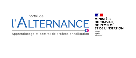 Logo Portail de l'alternance ministère du travail de l'emploi et de l'insertion